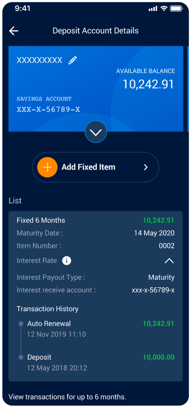 Expand Transaction