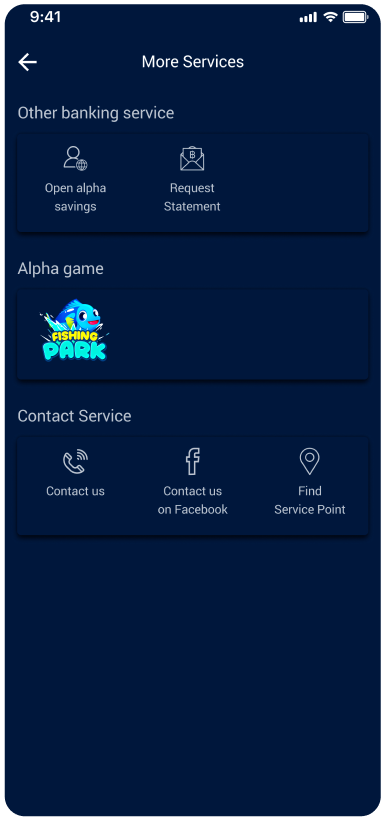 Select "Request Statement"